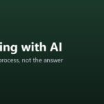 Illustration card for the guide: Studying with AI: Ask for the Process, Not the Answer